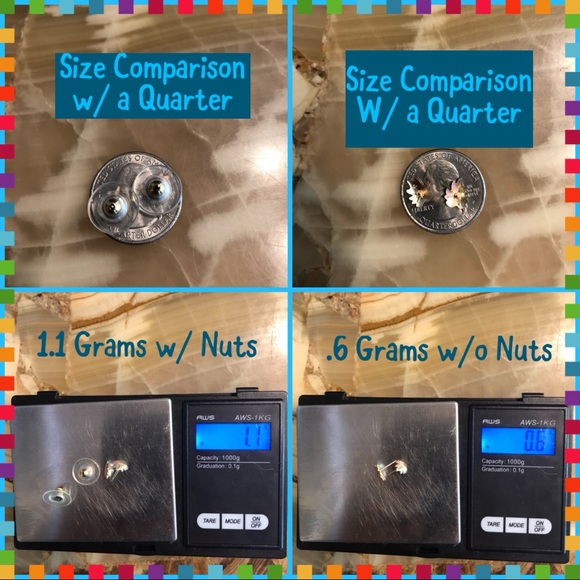 SOLD 10K Black Hills Gold Maple Leaf Stud Earrings - Picture 5 of 5